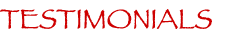 TESTIMONIALS